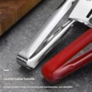 304 Stainless Steel Spatula and Tongs Combination Set for Frying Fish, Steaks, and Barbecuing (PACK OF 2)