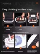 Defrosting Tool for Home Use: Quickly Defrost Meat and Steaks with a Heat-Conducting Plate, Constant Temperature Defrosting Tray, and Freshness-Preserving Defrosting Device
