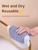 Thickened and enlarged disposable kitchen cloth for absorbing water and washing dishes (PACK OF 12)