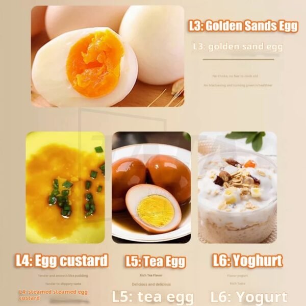Intelligent egg boiler automatic power off household small hard boiled egg maker Modes Breakfast Cooker egg cooker - Image 2